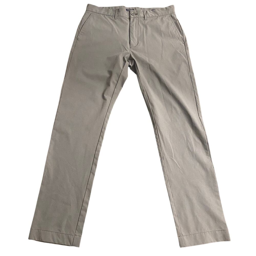 J.Crew Flex Slim Tech Golf Pants Gray 30x29 Stretch Travel Dress Workwear Office